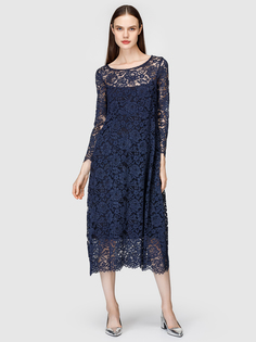 Платье женское Helmidge 7712 синее 24 UK