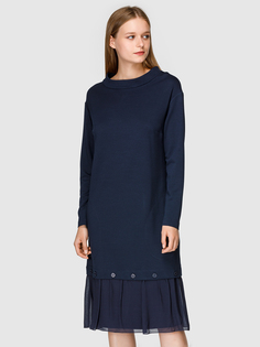 Платье женское Helmidge 7508 синее 16 UK