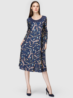 Платье женское Helmidge 8030 синее 26 UK