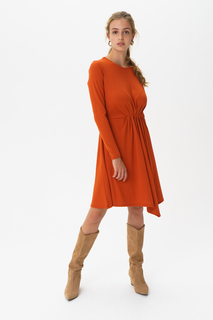 Платье женское Y.A.S 26015029 оранжевое S