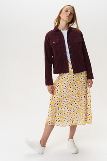 Юбка женская ICHI 20109233 желтая 38 EU