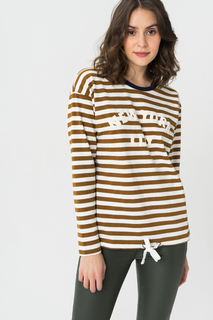 Лонгслив женский Blend She 20203808 коричневый S