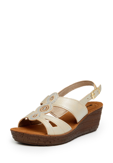 Босоножки женские Inblu 01806BP0 золотистые 40 RU