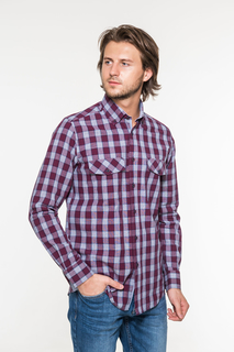 Рубашка мужская Westrenger WS1SM-18-54 красная L