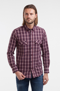 Рубашка мужская Westrenger WS1C-18-101 красная M