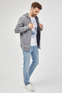 Толстовка мужская Tom Farr T M4022.55 серая L