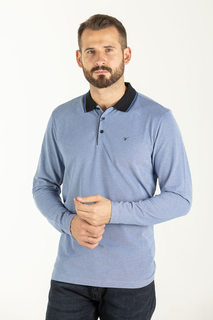 Поло мужское Westrenger WTRPL-18-09 синее XXL