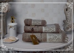 Набор полотенец KAZANOV.A Donna коричневый 70х140 см (2 шт.) Kazanov.A.