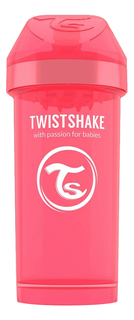 Поильник Twistshake Kid Cup 360 мл (с 12 мес) персиковый