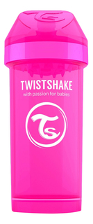 Поильник Twistshake Kid Cup 360 мл (с 12 мес) розовый