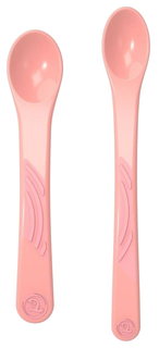 Ложки для кормления Twistshake Feeding Spoon пастельный персиковый (Pastel Peach) 2 штуки