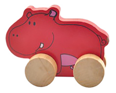 Каталка детская Мир Деревянных Игрушек Бегемот