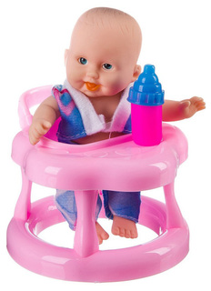 Игровой набор Lovely BabyПупс в ходунках с аксессуарами 11х10 см
