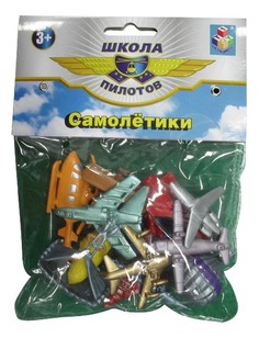 Игровой набор 1TOY Школа пилотов. Самолетики 12 шт.