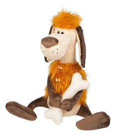 Мягкая игрушка Maxitoys Пес Робинзон с Косточкой, 23 см