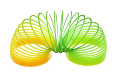 Шагающая пружинка Shantou Gepai Слик радуга 7 см D168