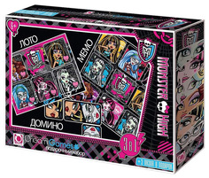 Настольная игра Origami Games Monster High 3В1 225