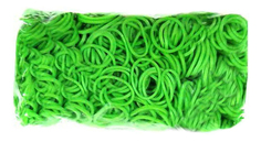 Плетение из резинок Rainbow Loom Набор резиночек и С-клипс Зеленый лайм
