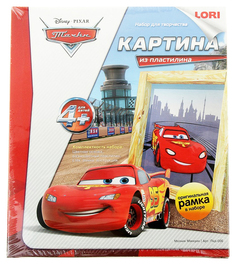 Поделка Lori Картина из пластилина Молния Маккуин Пкд-006