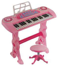 Детский электроорган с микрофоном и стулом, 37 клавиш Shantou