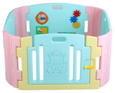 Детский манеж-ограждение с игровой панелью Edu play