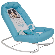 Детский шезлонг Polini kids Disney baby Микки Маус, голубой