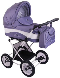 Коляска-трансформер 2 в 1 Lonex Julia Baronessa New, Стальная