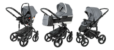 Коляска 3 в 1 Esspero magic Alu шасси Black grey