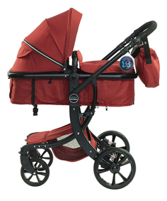 Коляска трансформер Aimile Black, цв. красный Ftb-9