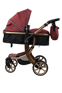 Коляска трансформер Aimile Gold, ТM Farfello, бордовый, FTG-5