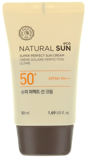 Солнцезащитный крем The Face Shop Natural Sun Eco Super Perfect Sun Cream