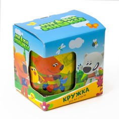 Кружка ND Play Ми-ми-мишки Лисичка и Цыпа (подарочная упаковка), 250 мл, стекло