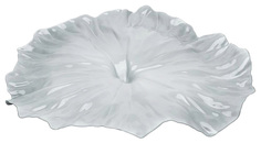 Блюдо Alessi lotus leaf белое