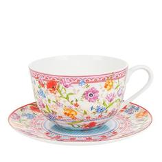 Бульонница Nouvelle, Разноцветные тюльпаны, 600 мл