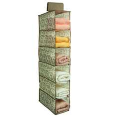 Кофр подвесной для хранения Hausmann 15x30x84см 6 секций