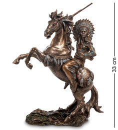Статуэтка "Индеец на коне" Veronese