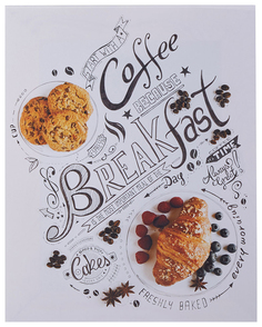 Картина 30х40 см Hoff Breakfast