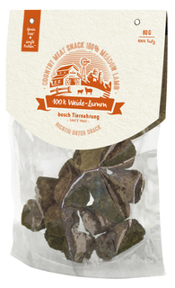 Лакомство для собак Bosch Meat-Snack, кусочки, ягненок, 80г