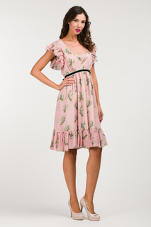 Платье женское Blugirl 4413 BLUGIRL FW17 розовое 42 IT