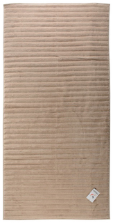 Полотенце банное Waves бежевого цвета Essential 70х140 Tkano