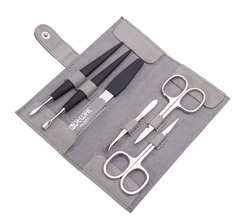 Маникюрный набор Dewal 6 предметов, серый