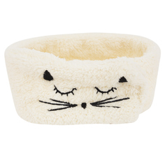 Ободок на голову Kawaii Factory "Спящий котик", молочный