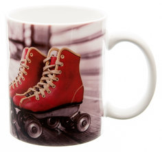 Керамическая кружка 3Dollara "Ретро-ролики". Арт.MUG0392