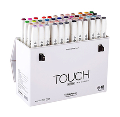 Набор маркеров TOUCH TWIN BRUSH 48 шт