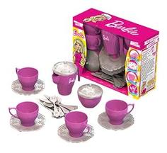 Подарочный набор дет,посуды чайный сервиз Barbie, 24 предмета в кор, с окошком Нордпласт