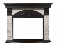 Портал из камня для камина Electrolux Torre 25S Белый/Венге