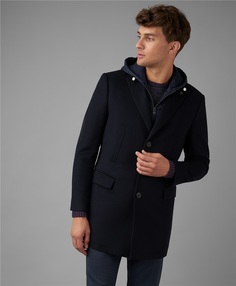 Пальто мужское HENDERSON CT-0080 синее 56 RU