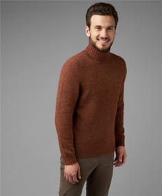 Водолазка мужская HENDERSON KWL-0761 оранжевая 50 RU