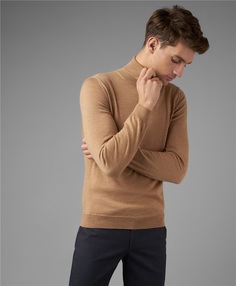 Водолазка мужская HENDERSON KWL-0649-1 коричневая 50 RU