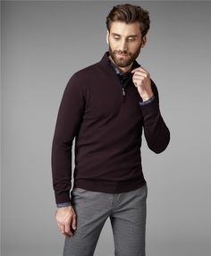 Пуловер мужской HENDERSON KWL-0650 фиолетовый 54 RU